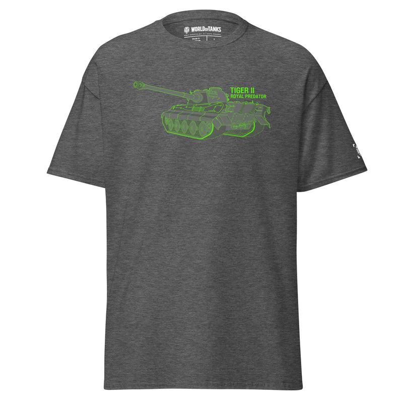 World of Tanks T-shirt Tiger II Royal Predator Grey Marl