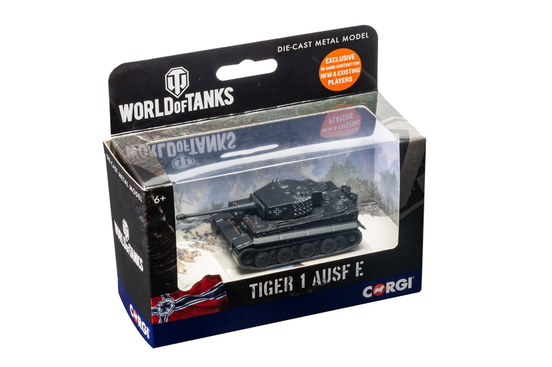 World of Tanks diecast model Tiger I Tank 1:72